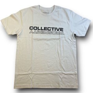 Collective Prosperity Logo Tee White R79
